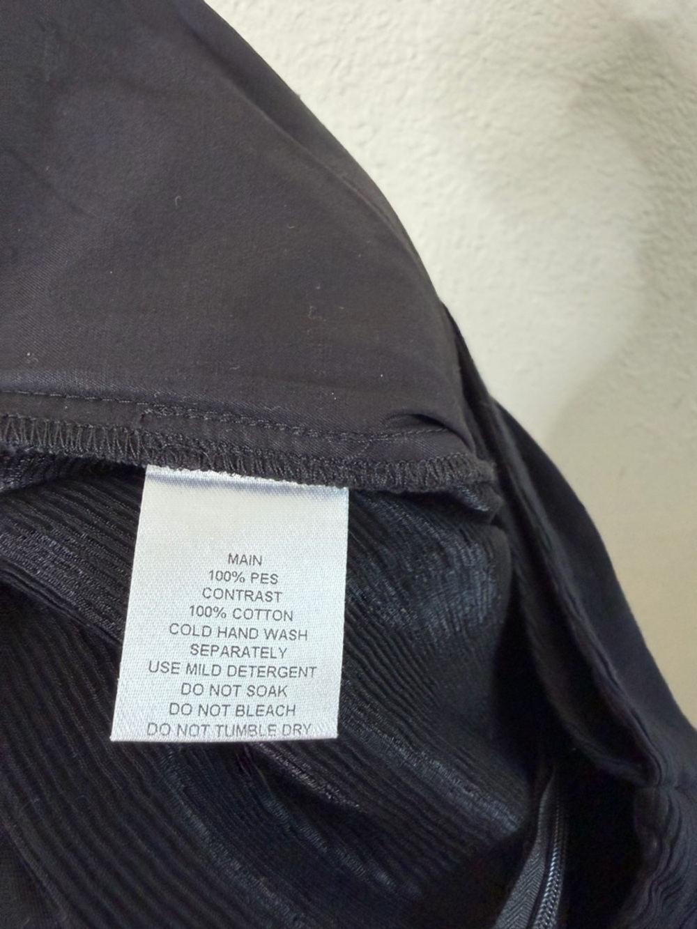 Alpha60 XXS Black Wide Leg Culotte Pants Skirt Overlay Flap Front Wrap Detail - Picture 8 of 9